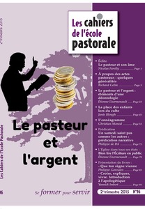 Le pasteur et l’argent : éléments d’une déontologie