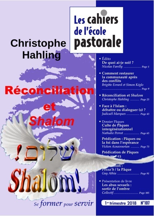 Réconciliation et Shalom
