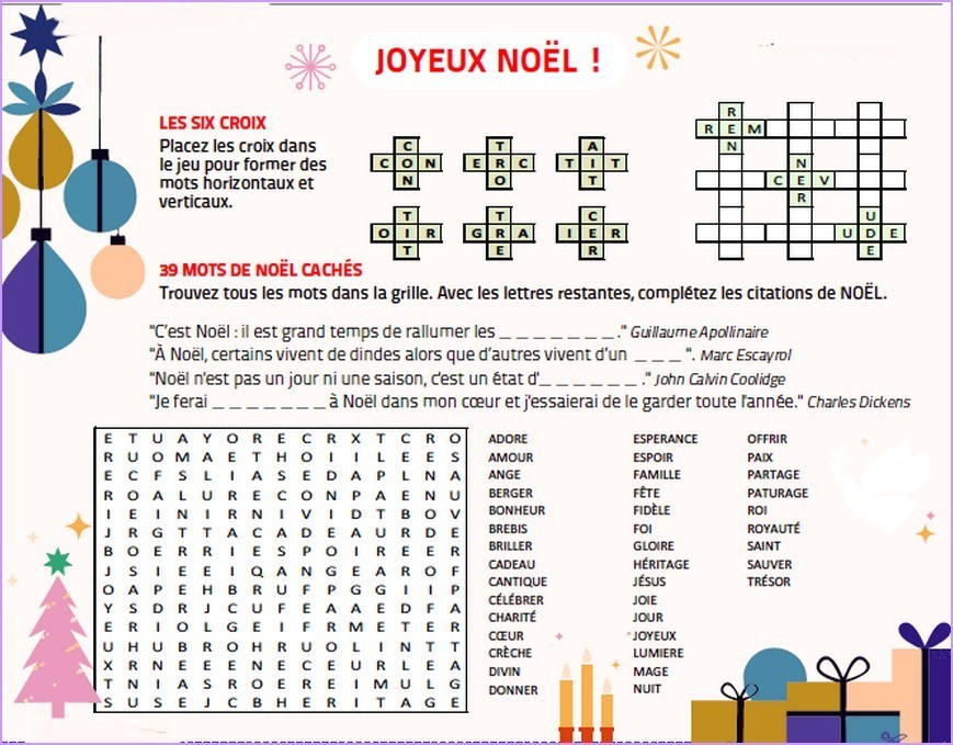 Jeux Noël