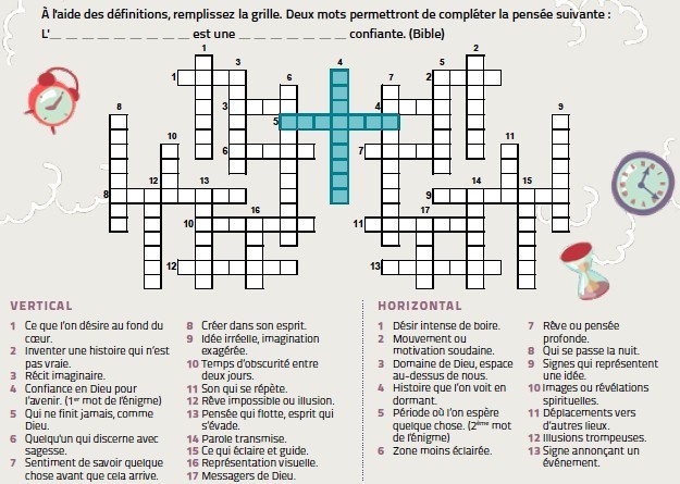 Des mots croisés de rêve