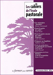 Faut-il parler du culte ? - I