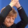 22 novembre 2005. Angela Merkel et les enfants de pasteurs